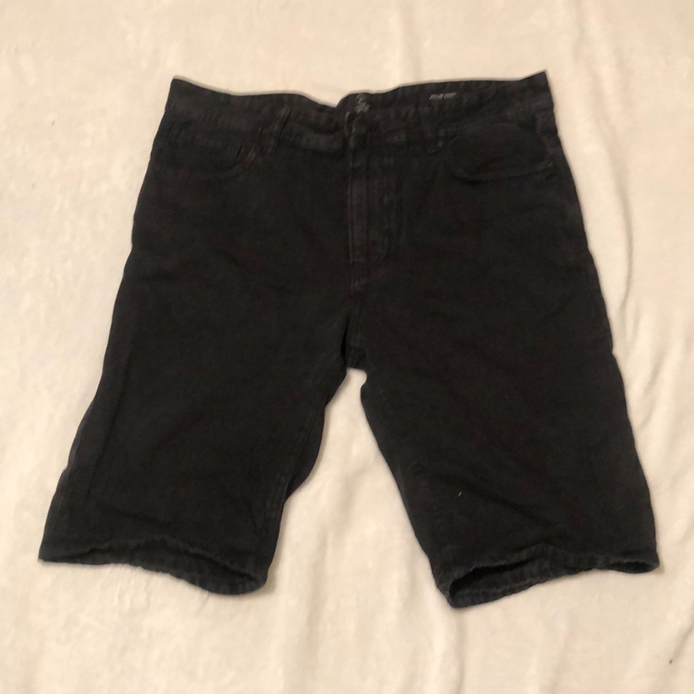 Cotton On black denim shorts